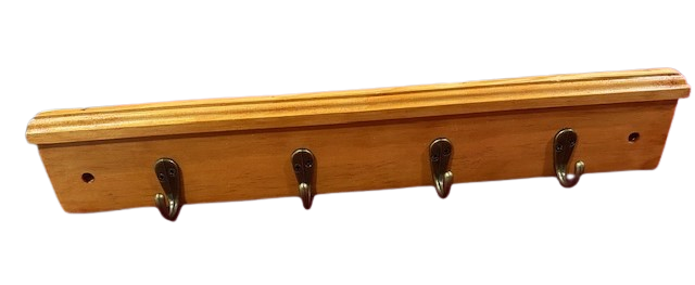 Handmade solid wood coat holder