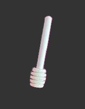 Basswood honey dipper stick 3 in