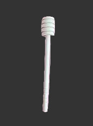 Basswood honey dipper stick 6 in
