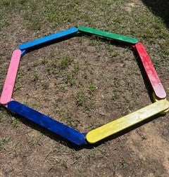 Handmade solid wood balance beam for kids