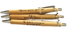 Bamboo engraved pen