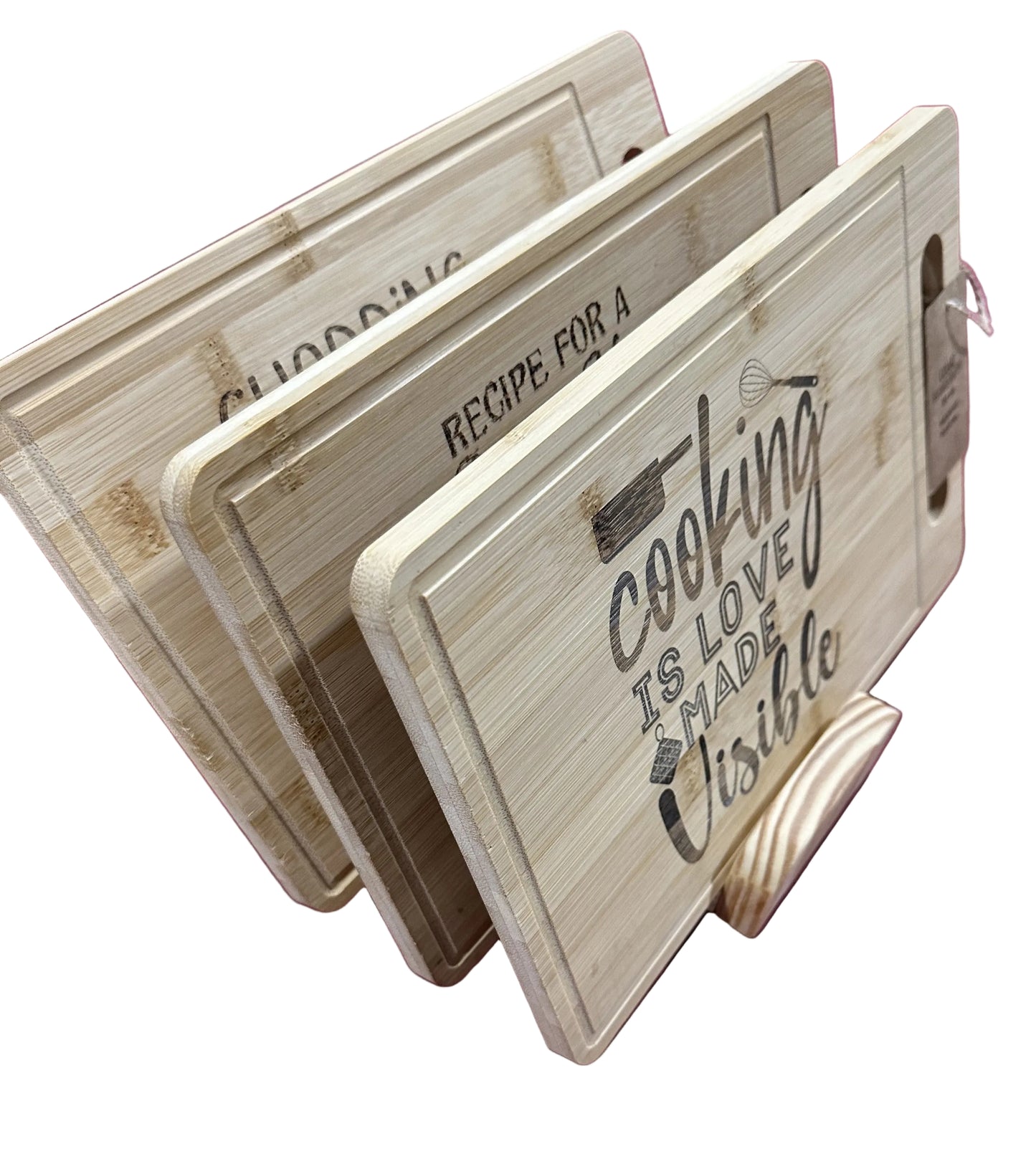 Bamboo engraved cutting board