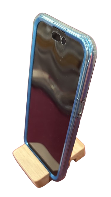 Beech wood phone holder