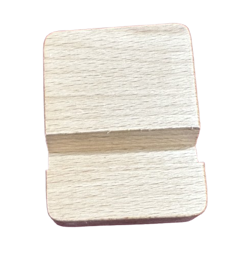 Beech wood phone holder