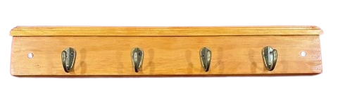 Handmade solid wood coat holder