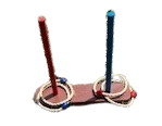 Handmade ring toss game