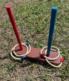 Handmade ring toss game