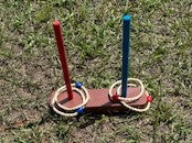 Handmade ring toss game
