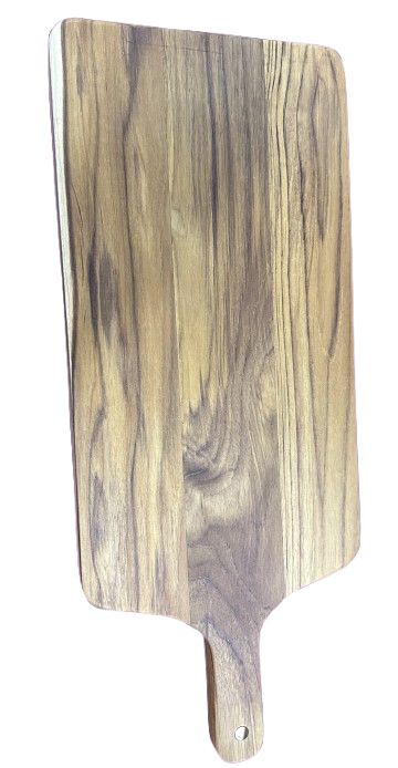 Handmade teak wood large paddle cutting board