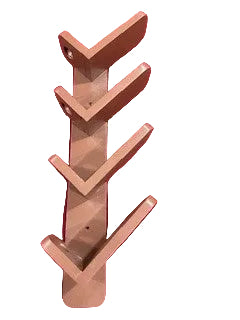 Handmade Solid Wood Wall-Mounted Wine Rack