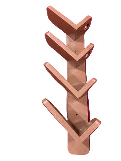 Handmade Solid Wood Wall-Mounted Wine Rack