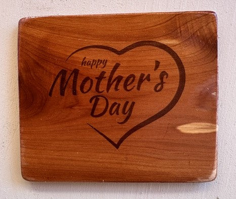 Handmade Cedar Engraved Magnetic Signs.