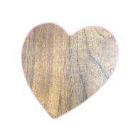 Wooden Heart shaped Box